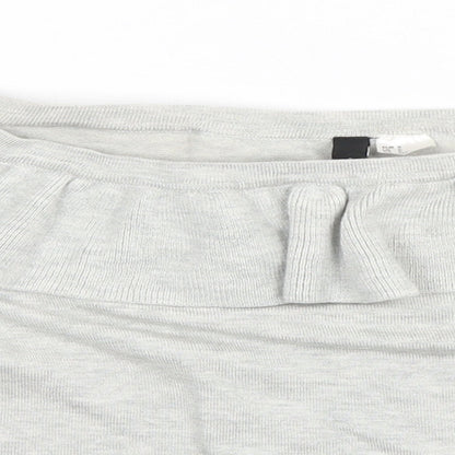 Divided Womens Grey   Full Zip Jumper Size S
