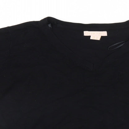 Plum Tree Womens Black   Pullover Jumper Size 12