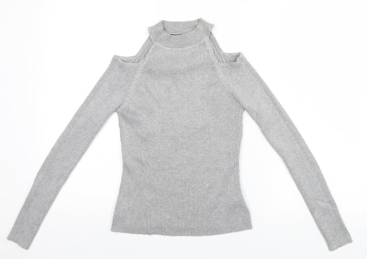 New Look Womens Grey   Pullover Jumper Size 10