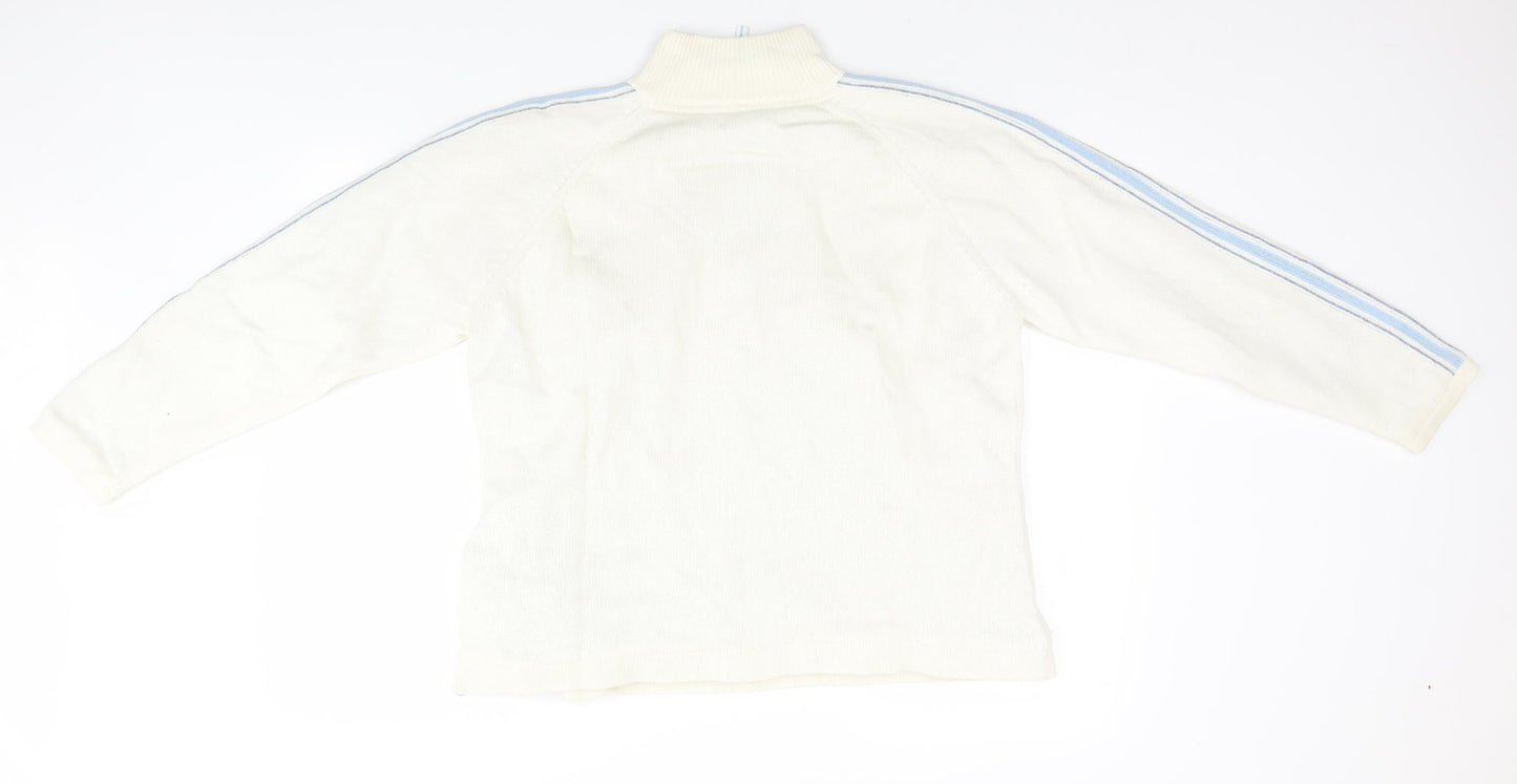 Marks and Spencer Womens White   Pullover Jumper Size 20