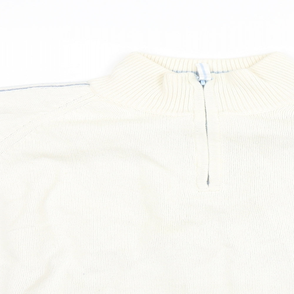 Marks and Spencer Womens White   Pullover Jumper Size 20