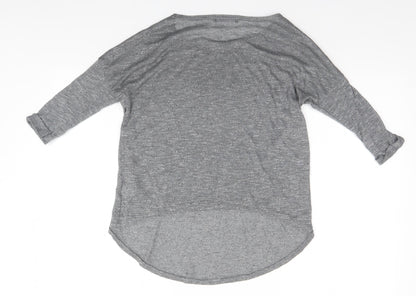 Missguided Womens Silver   Basic Polo Size M