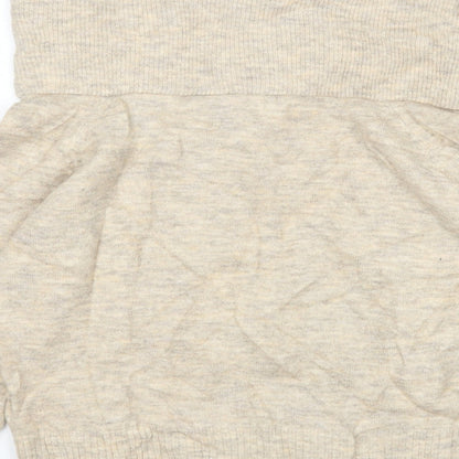 H&M Womens Beige   Pullover Jumper Size XS