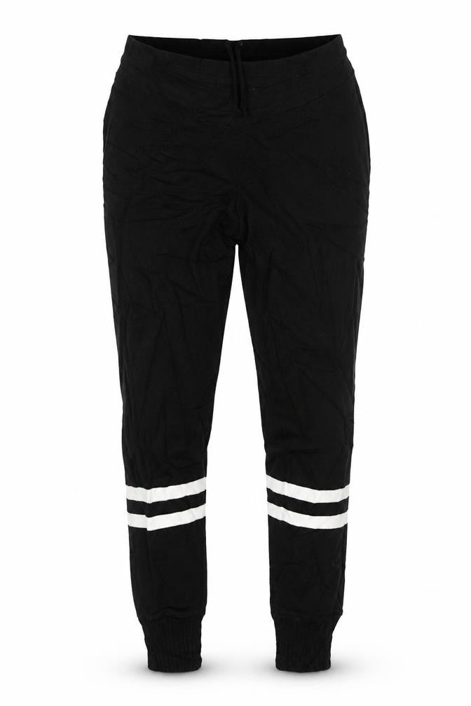 PRETTYLITTLETHING Womens Black   Sweatpants Trousers Size M L29 in