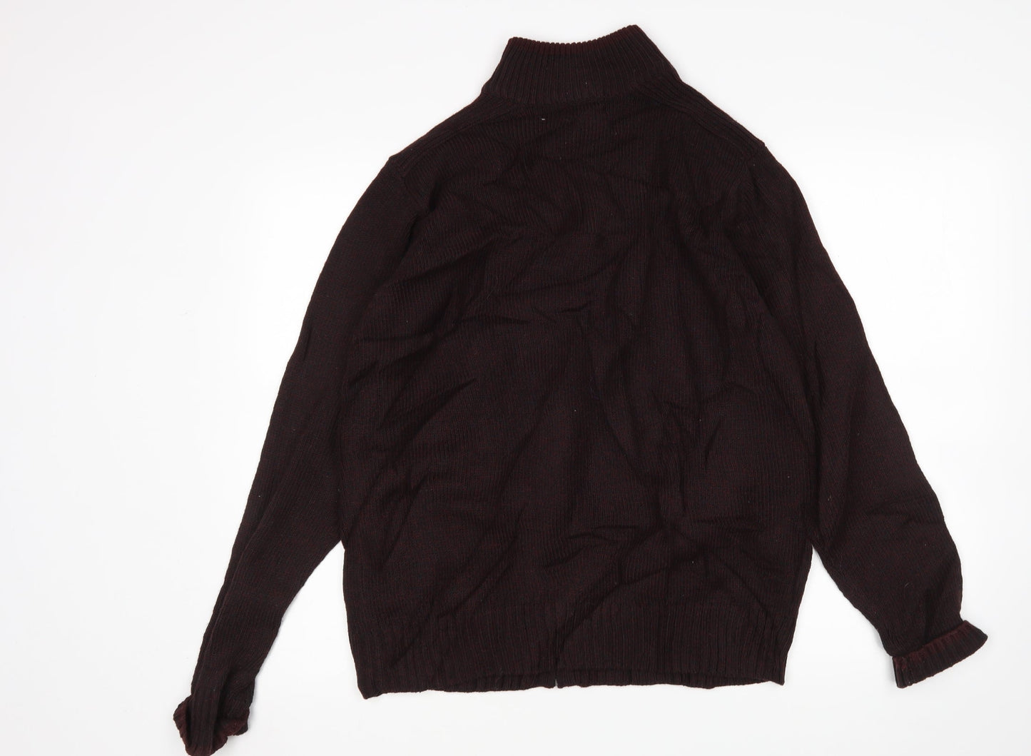 M&S Mens Purple   Full Zip Sweatshirt Size M