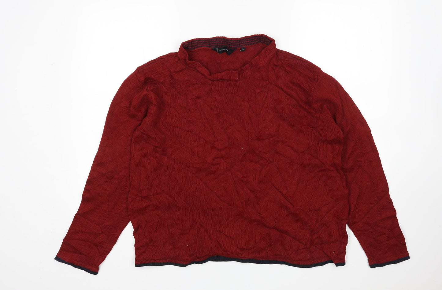 Cutting Edge Womens Red   Pullover Jumper Size L