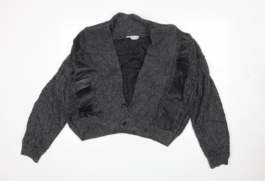 Preworn Womens Grey   Cardigan Jumper Size M