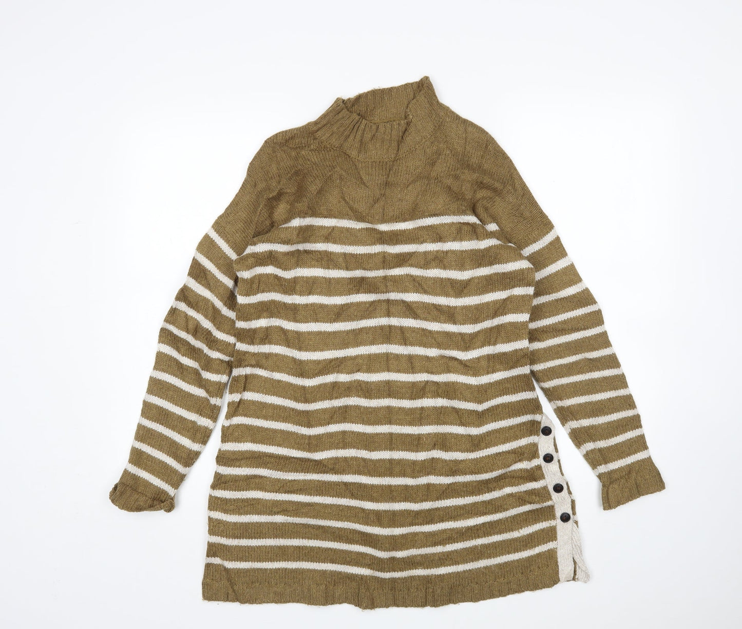 Matalan Womens Multicoloured Striped  Pullover Jumper Size 10