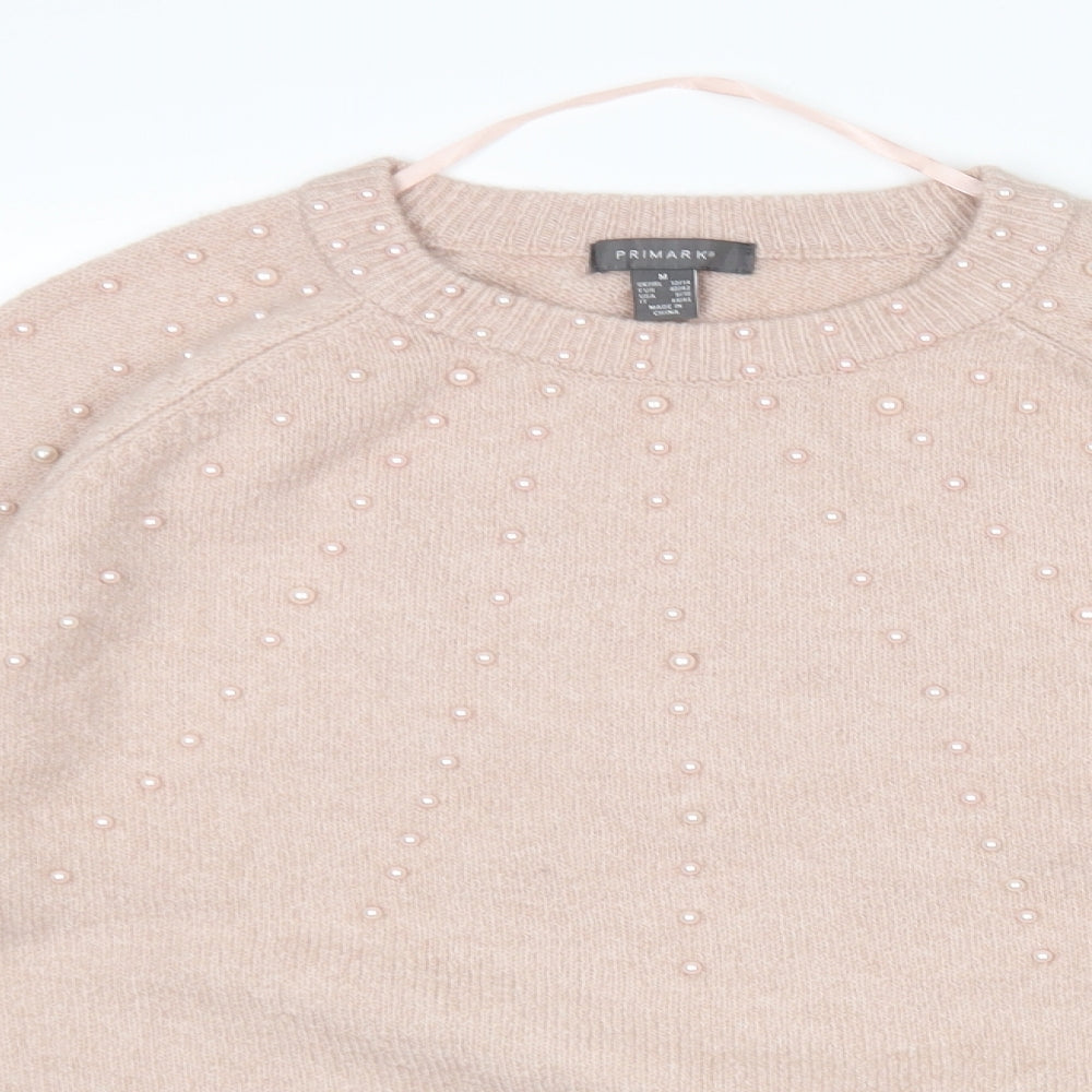 Primark Womens Pink   Pullover Jumper Size M