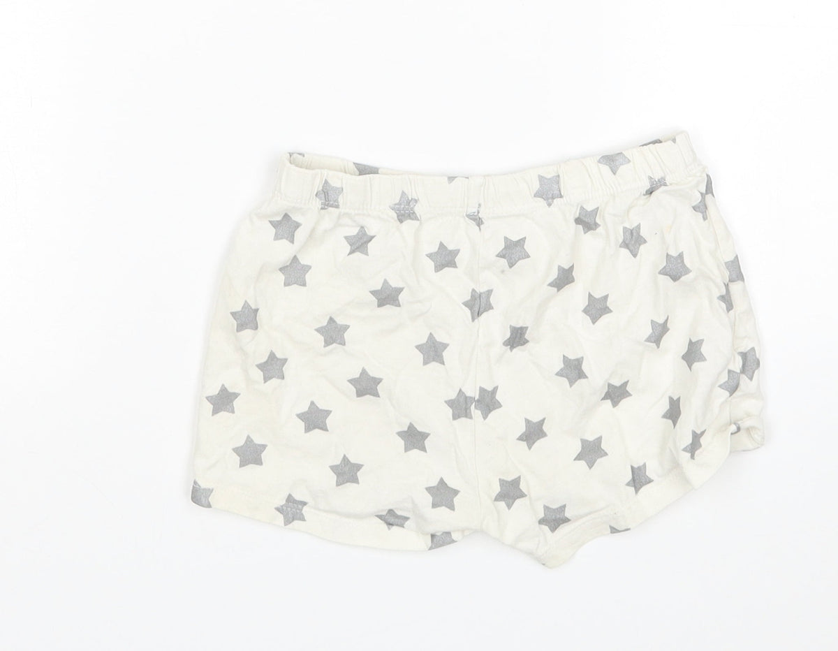 F&F Girls Multicoloured Polka Dot   Sleep Shorts Size 3-4 Years
