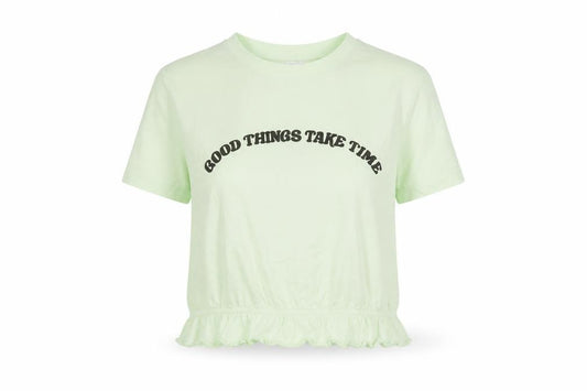 Primark Womens Green   Basic T-Shirt Size S
