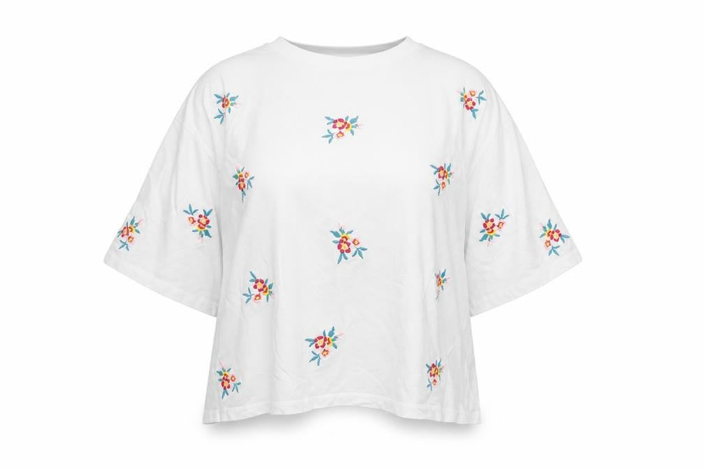 New Look Womens White   Basic T-Shirt Size 12