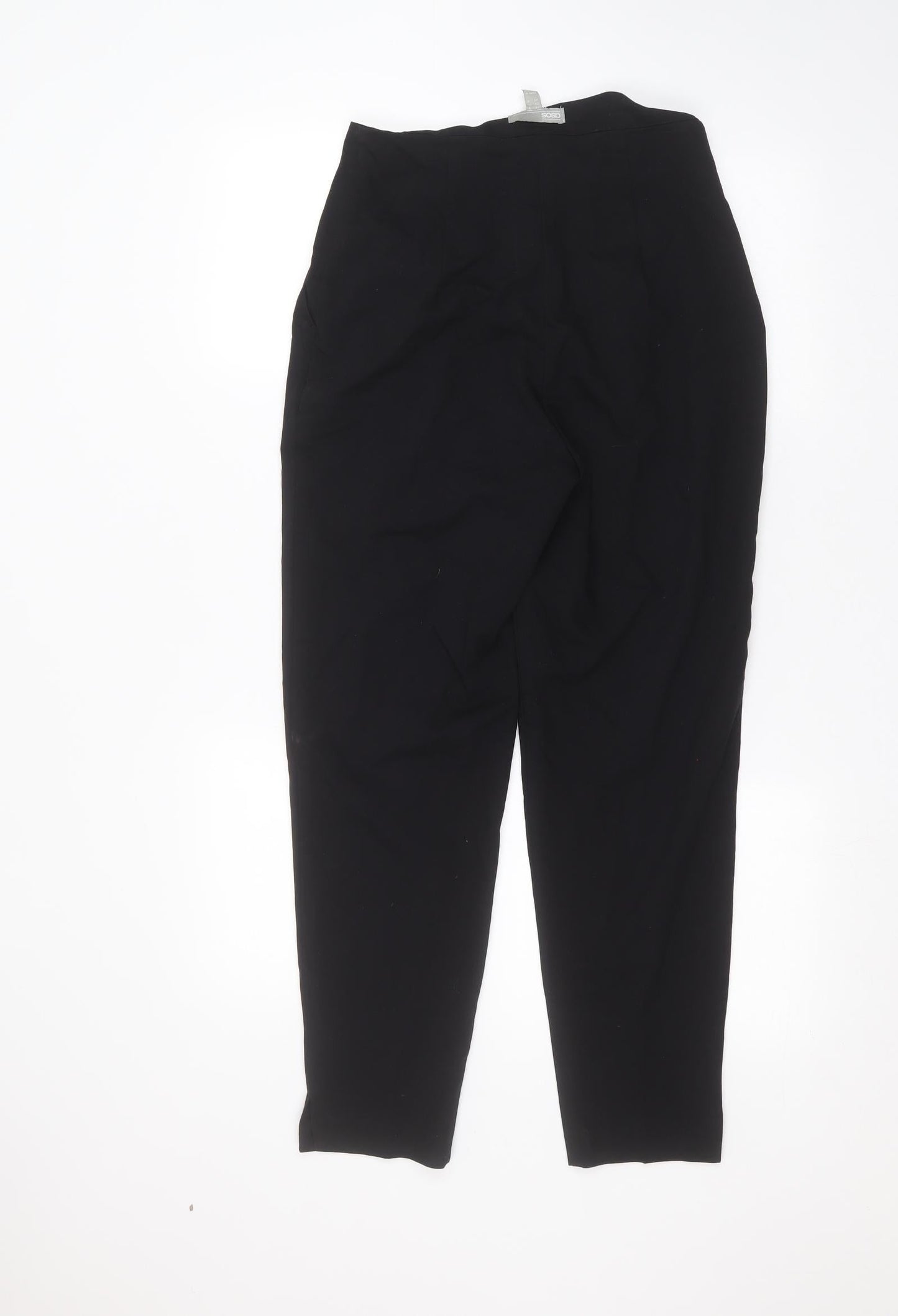 ASOS Womens Black   Trousers  Size 8 L25 in