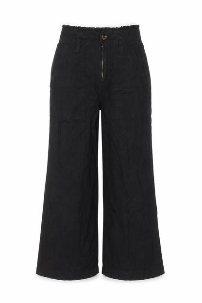 Topshop Womens Black   Trousers  Size 6 L22 in