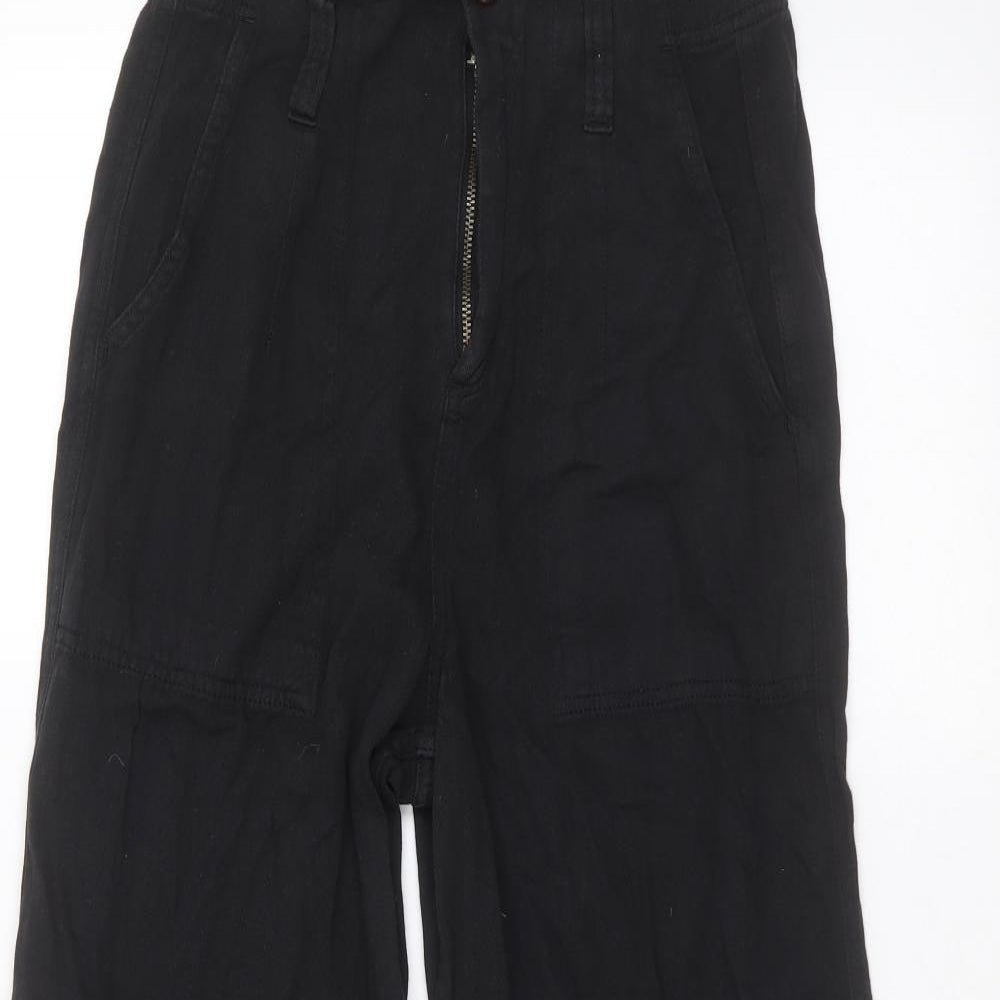 Topshop Womens Black   Trousers  Size 6 L22 in