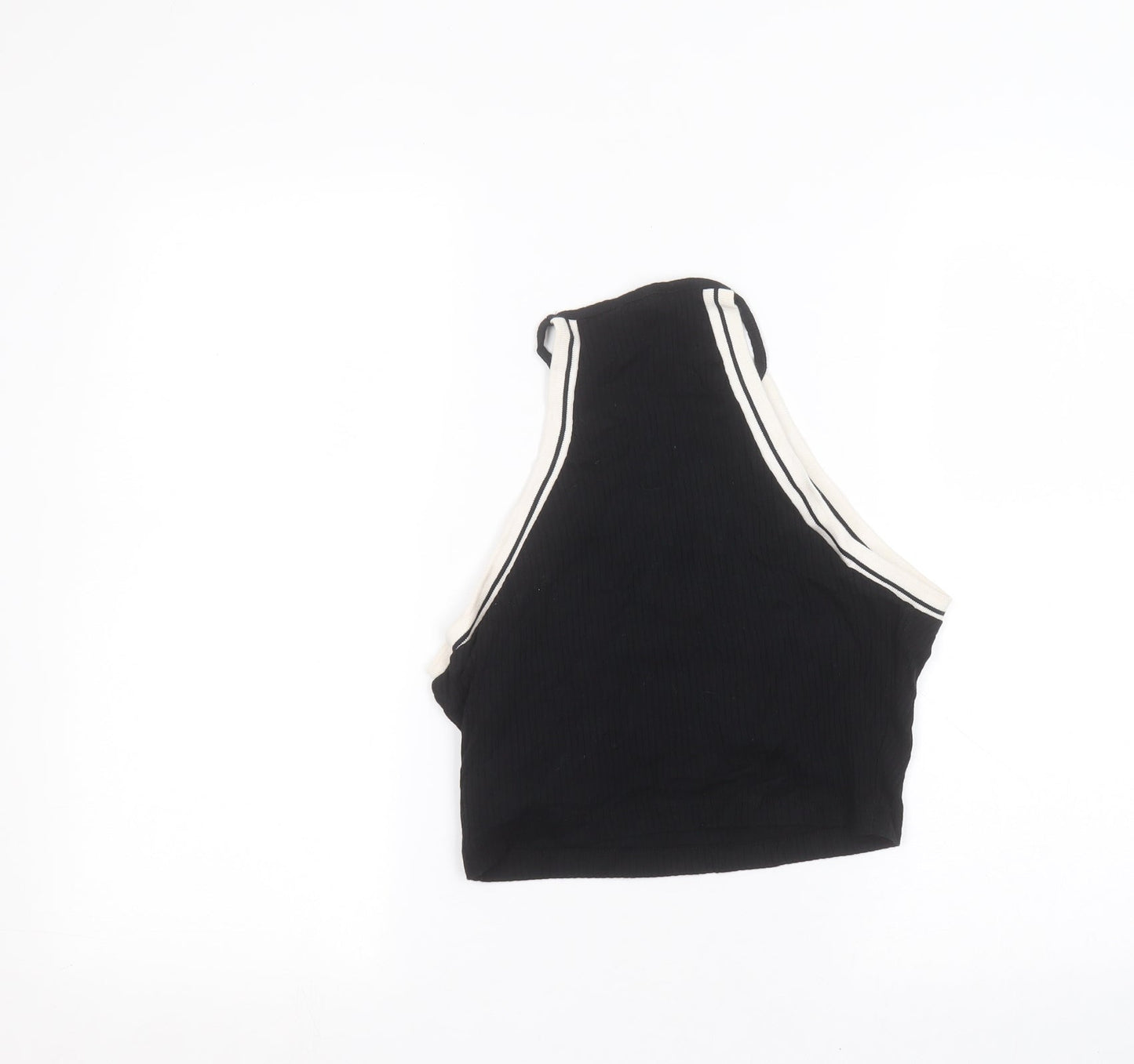 Topshop Womens Black   Basic Tank Size 14