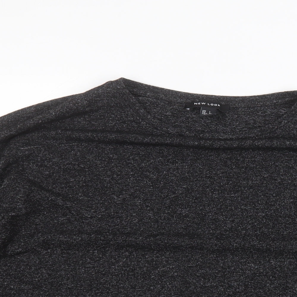 New Look Womens Black   Pullover Jumper Size L