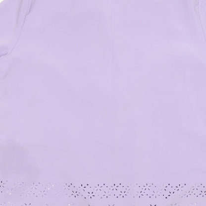 Preworn Womens Purple   Basic Button-Up Size 18