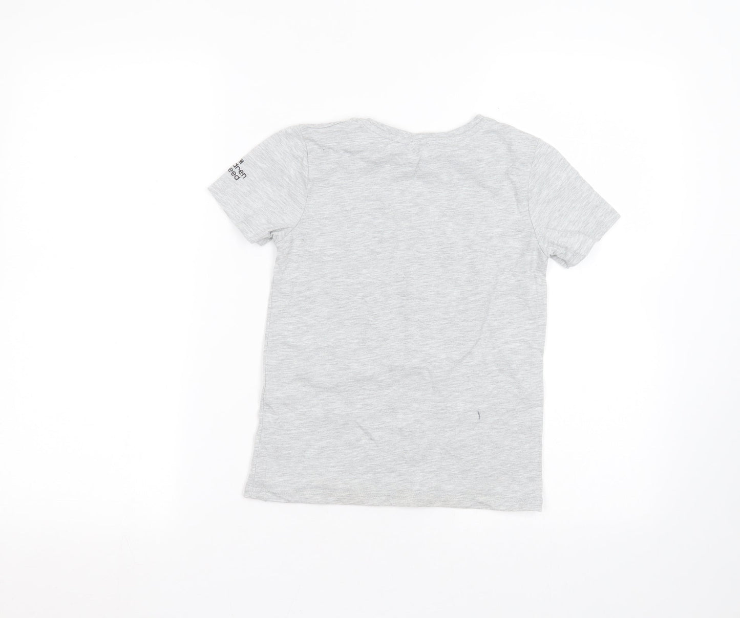 George Boys Grey   Basic T-Shirt Size 6-7 Years