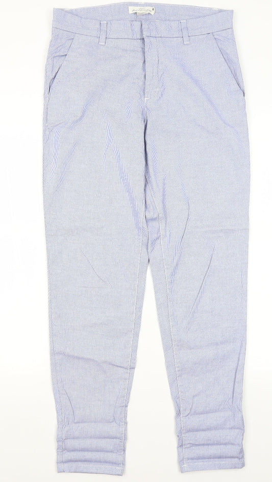 H&M Womens Blue   Trousers  Size 10 L29.5 in