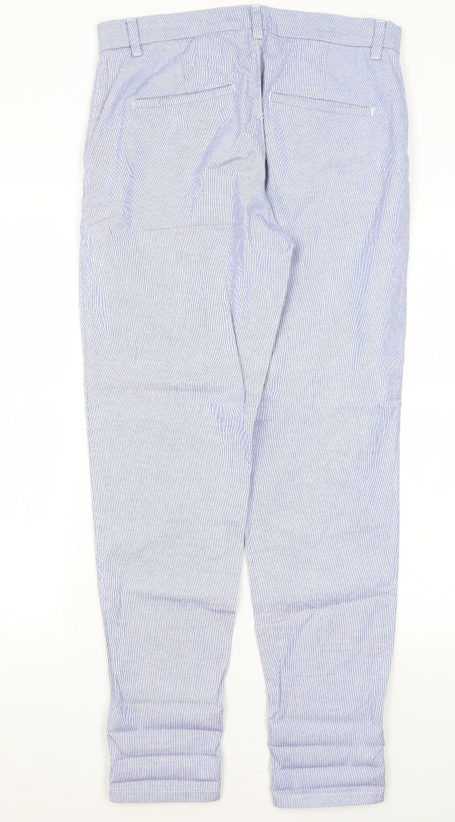 H&M Womens Blue   Trousers  Size 10 L29.5 in