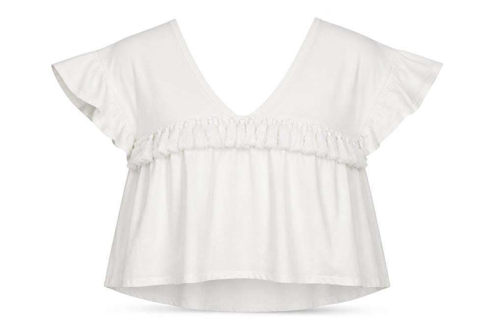 Zara Womens White  Cotton Basic Blouse Size S