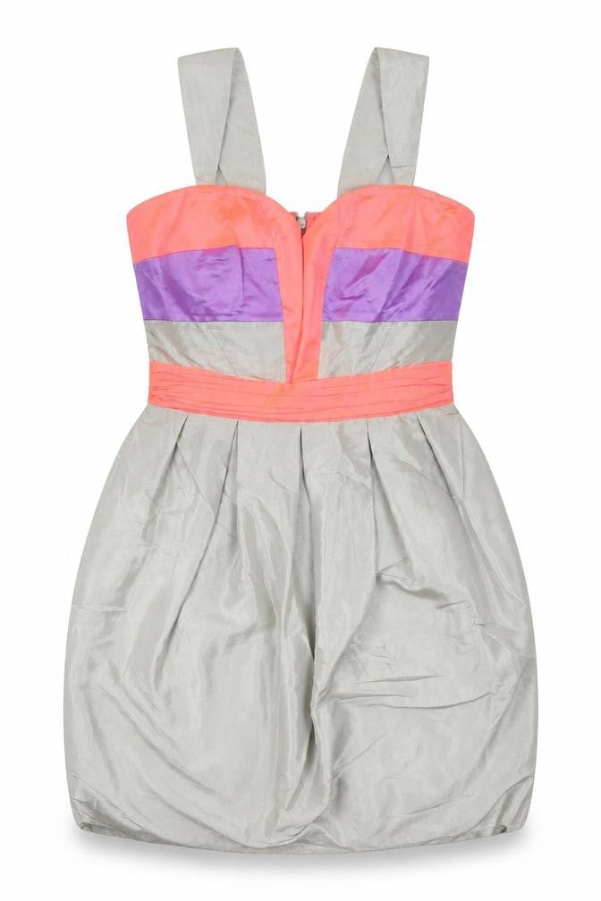 Lipsy Womens Grey  Polyester Mini  Size 10