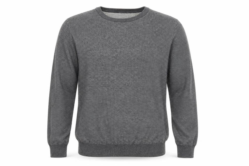 Primark Mens Grey Crew Neck  Cotton Pullover Jumper Size L
