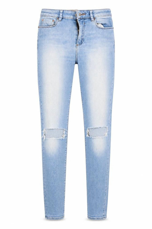 ASOS Womens Blue  Cotton Skinny Jeans Size 28 in L32 in Regular