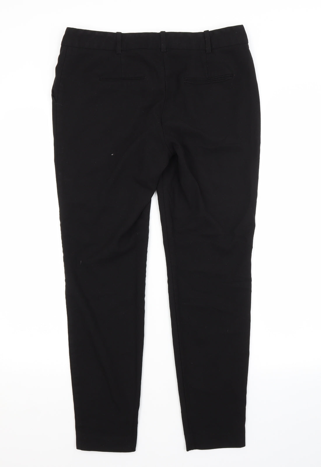 NEXT Womens Black  Polyester Trousers  Size 10 L27 in Regular