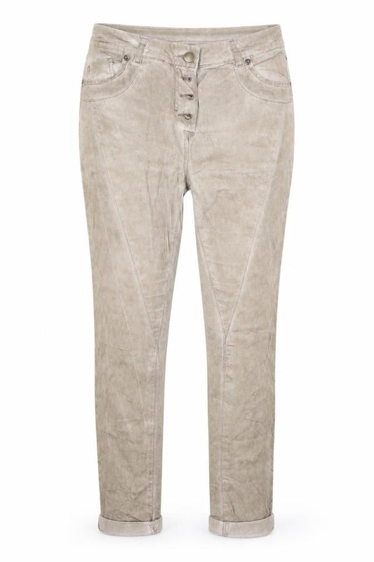 Janina Womens Beige  Cotton Straight Jeans Size 10 L26 in Regular