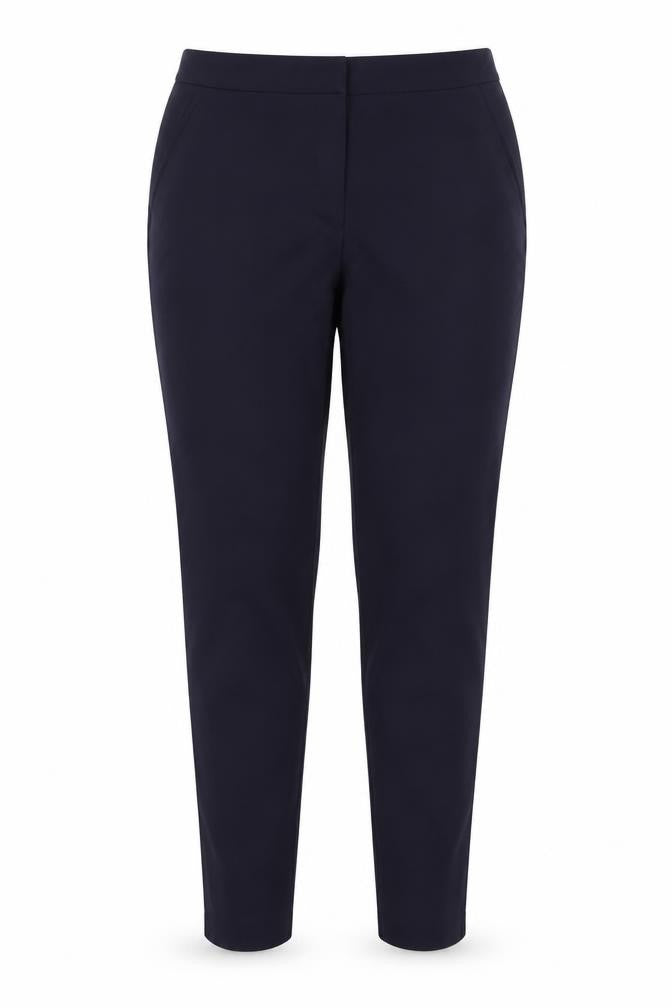 Papaya Womens Blue  Polyester Trousers  Size 14 L26 in Regular