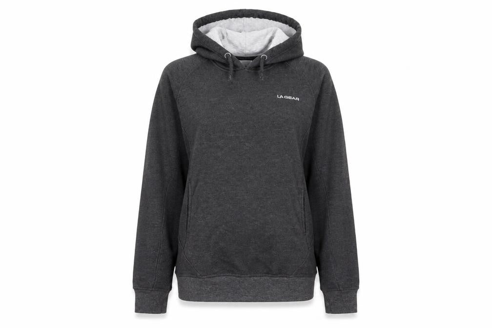 LA Gear Womens Grey  Polyester Pullover Hoodie Size 8