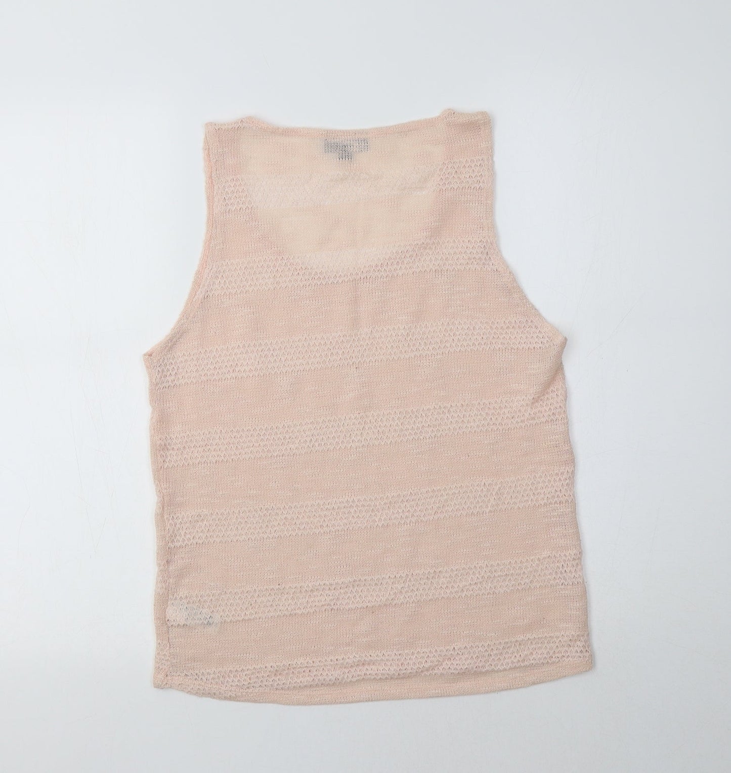 Topshop Womens Pink  Polyester Basic Tank Size 12