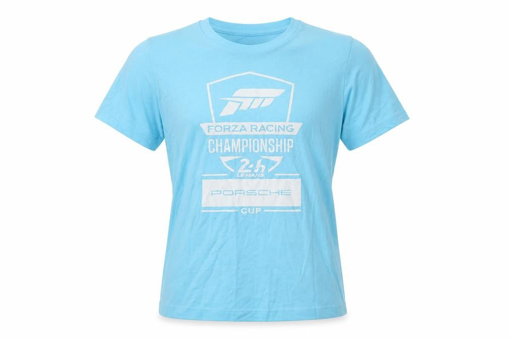 Next Level Womens Blue  Cotton Basic T-Shirt Size M Crew Neck