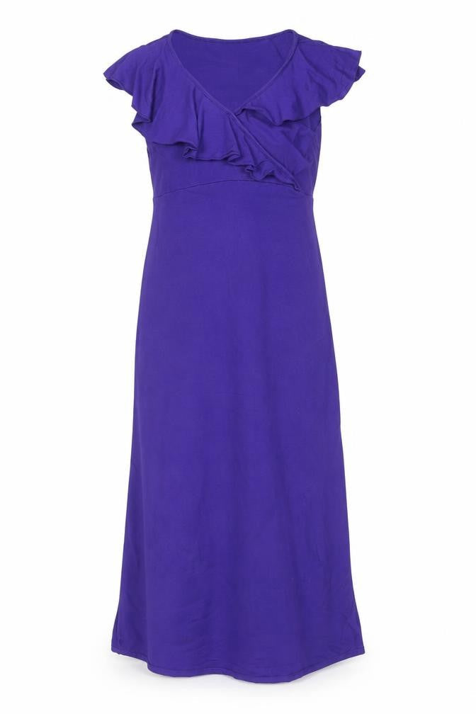 Red Herring Womens Purple  Viscose A-Line  Size 8