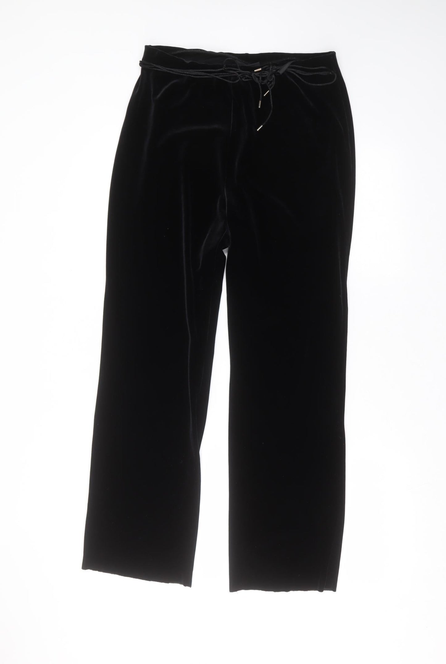 Principles Womens Black  Polyester Trousers  Size 14 L26 in Regular