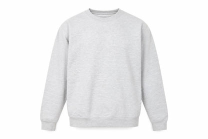 goneretro Mens Grey Round Neck  Cotton Pullover Jumper Size M