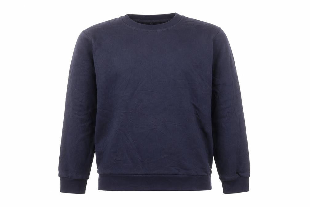 George Boys Blue Round Neck  Cotton Pullover Jumper Size 11-12 Years