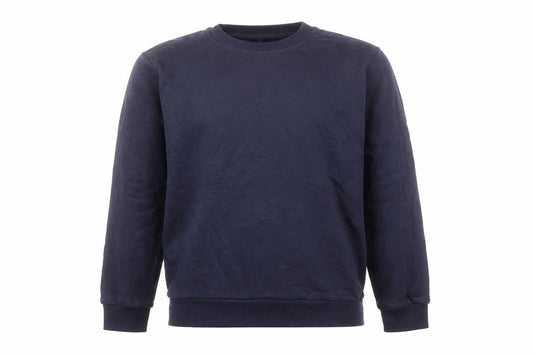 George Boys Blue Round Neck  Cotton Pullover Jumper Size 11-12 Years