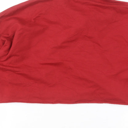 Preloved FOREVER 21 Womens Red Collared  Cotton Pullover Jumper Size L - Label
