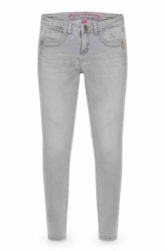 DENIM CO Womens Grey  Cotton Skinny Jeans Size 8 L31 in Regular