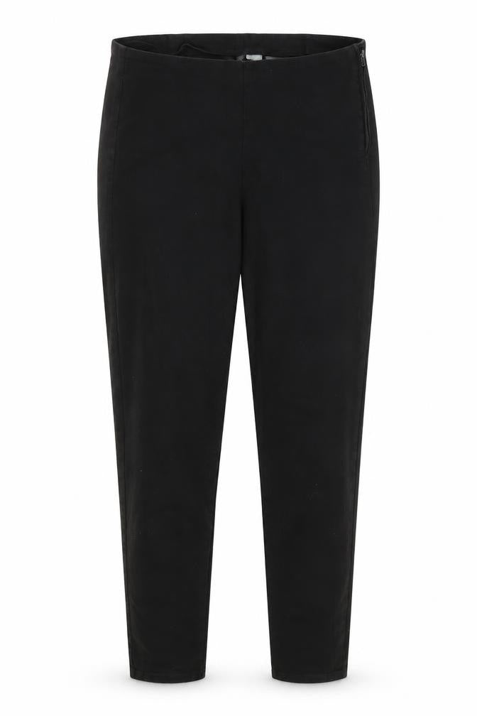 Divided Womens Black  Cotton Trousers  Size 12 L27 in Regular
