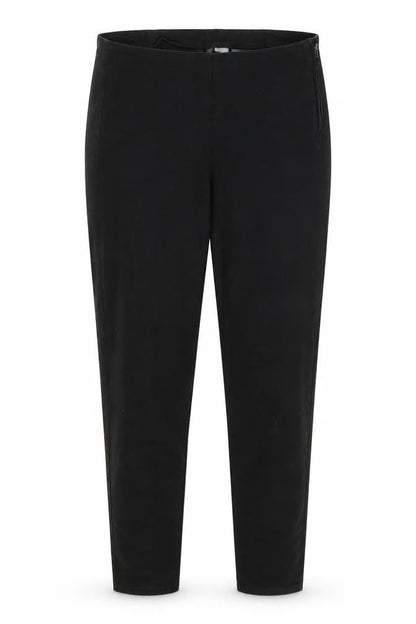 Divided Womens Black  Cotton Trousers  Size 12 L27 in Regular