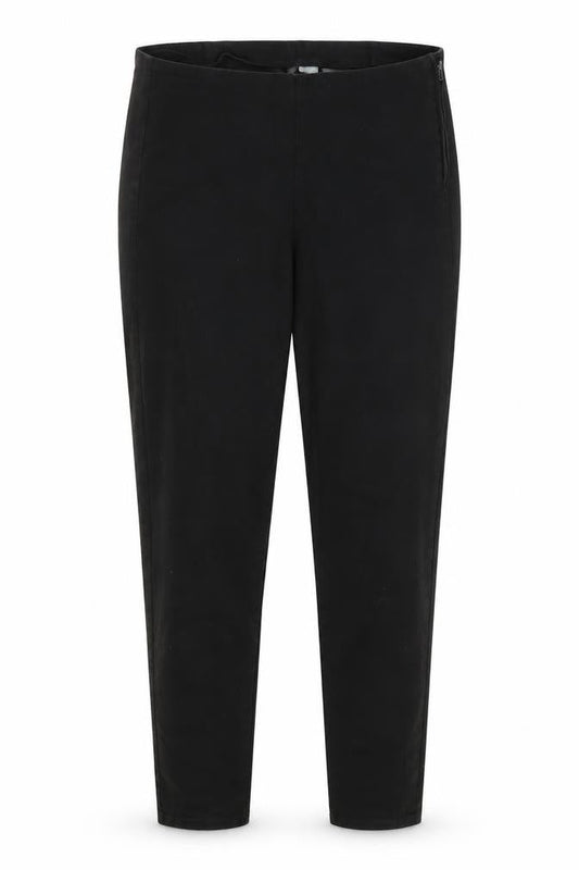 Divided Womens Black  Cotton Trousers  Size 12 L27 in Regular