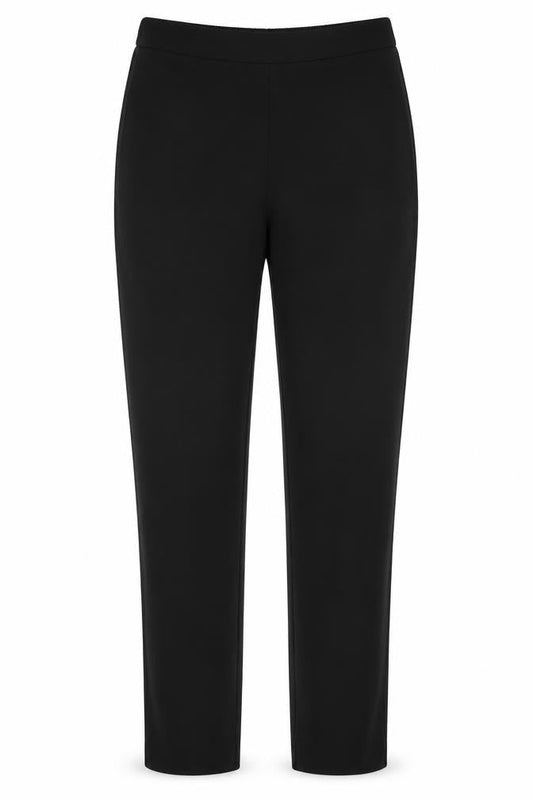 Tu Womens Black  Polyester Trousers  Size 10 L20 in Regular