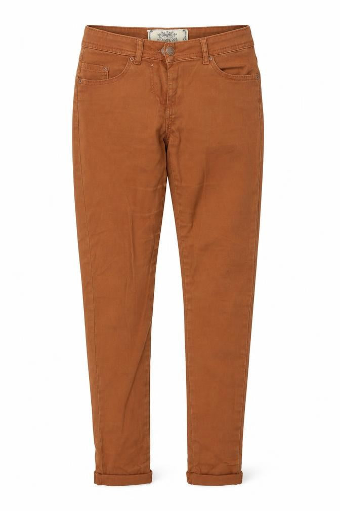 Urban Bliss Womens Brown  Cotton Trousers  Size 10 L28 in Regular