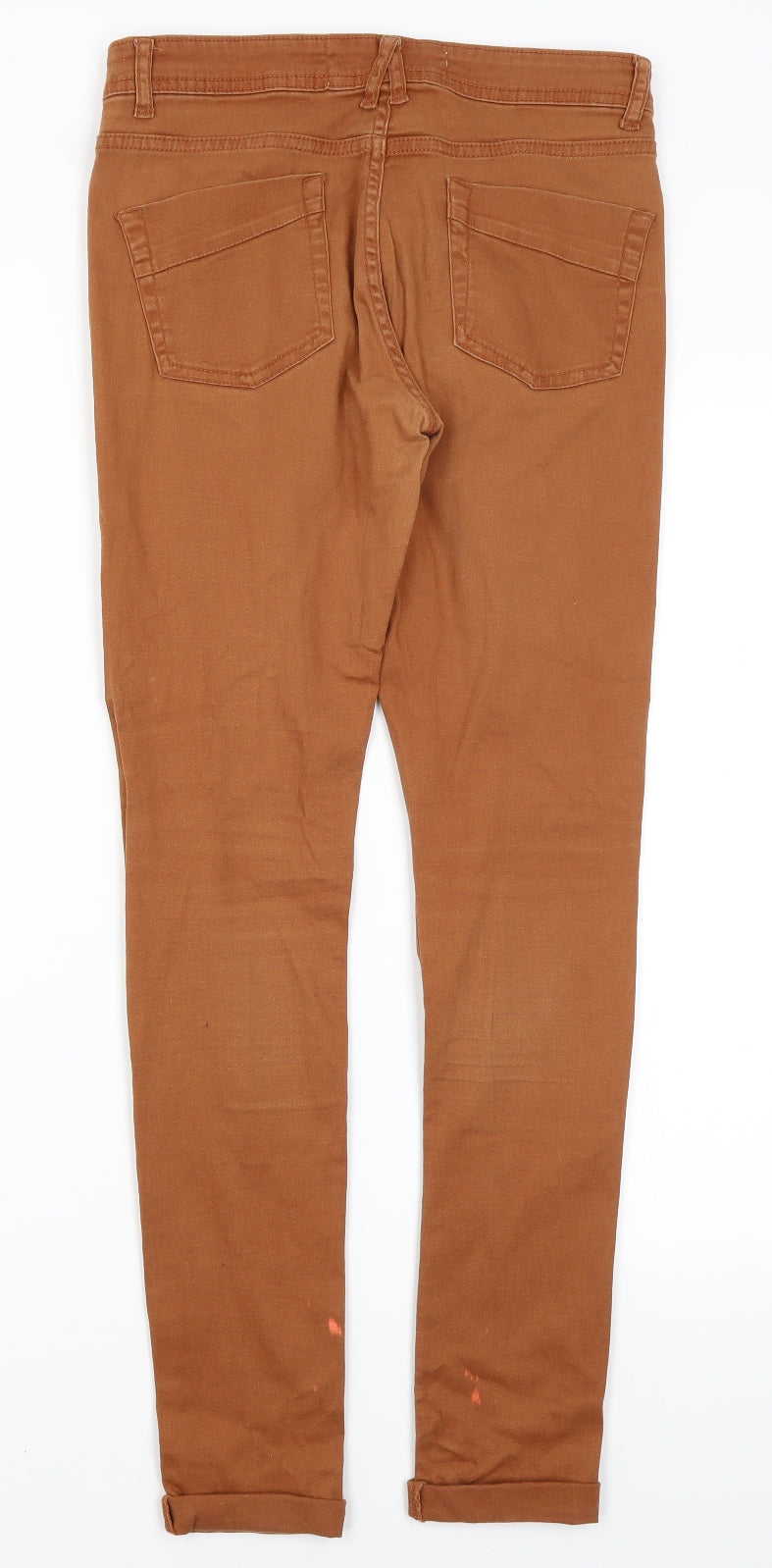 Urban Bliss Womens Brown  Cotton Trousers  Size 10 L28 in Regular