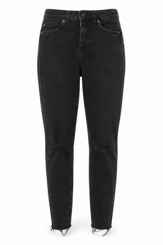 New Look Womens Black  Cotton Skinny Jeans Size 6 L25.5 in Regular