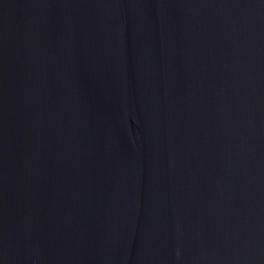 Taifun Womens Blue  Polyester Trousers  Size 14 L31 in Regular